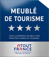 Meublé de tourisme classé 4 étoiles - Atout France